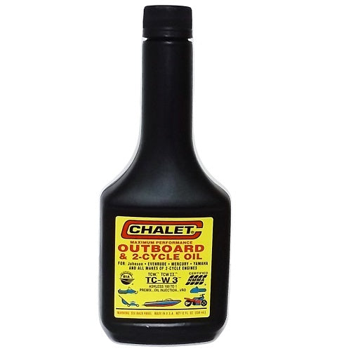chalet outboard 2- cycle oil 12oz -- 12 per case