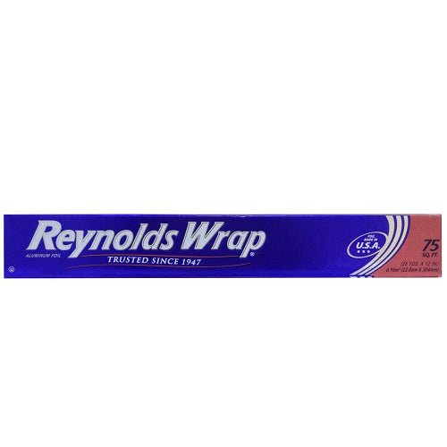 reynolds aluminum foil 75sq ft -- 35 per case