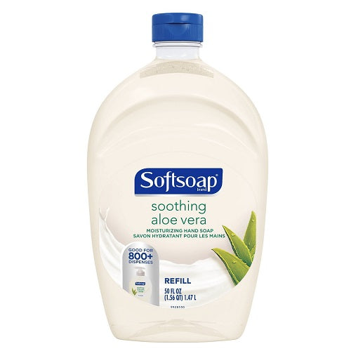 softsoap hand soap 50oz aloe vera -- 6 per case
