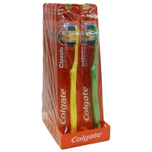 colgate toothbrush 1pk classic deep clea -- 12 per box