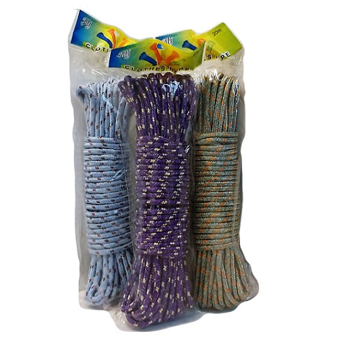 clothes rope 20m asst clrs -- 12 per box
