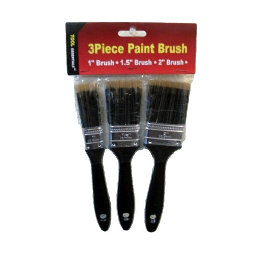 paint brush 3pc set 1 3 1.5in -- 24 per case