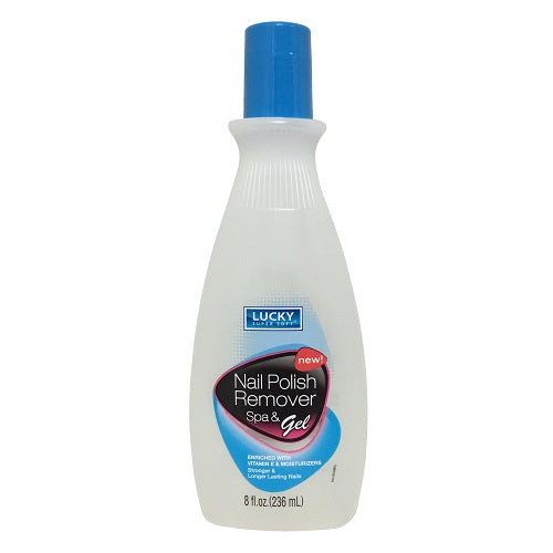 lucky nail polish remover spa gel 6oz -- 12 per case