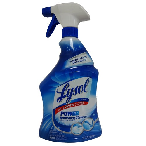 lysol bathroom cleaner 22oz power -- 6 per case