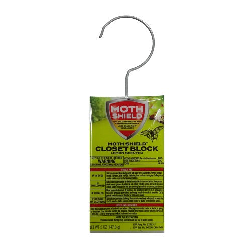 moth shield lemon closet block 5oz -- 24 per case