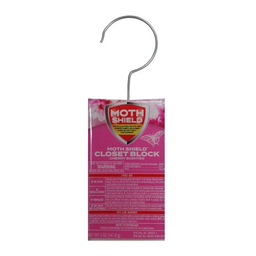 moth shield cherry closet block 5oz -- 24 per case
