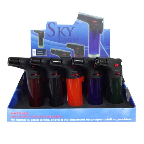 sky torch flame lighter asst clrs -- 15 per box