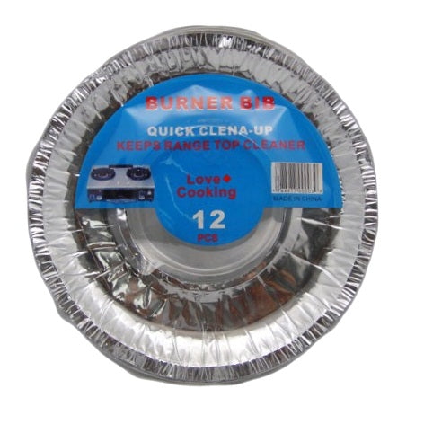 burner bibs round 12pk -- 24 per box