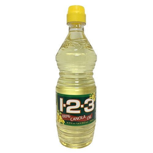 1-2-3 canola oil 100 16.91oz -- 24 per case