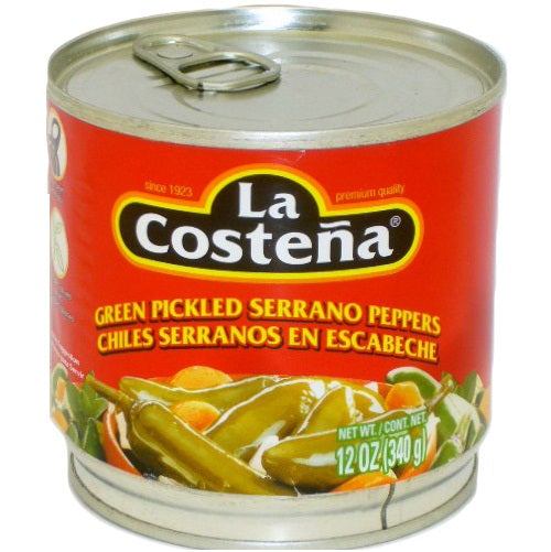 la coste a serrano peppers 12oz -- 12 per case