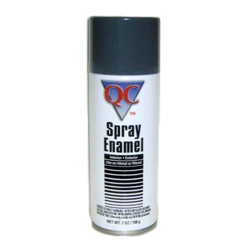 q.c spray paint 7oz gray -- 12 per case