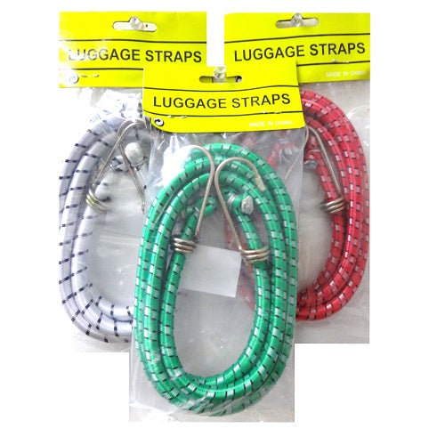bungee cord 5 ft asst clrs luggage strap -- 12 per box