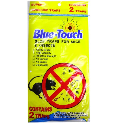 blue- touch glue traps 2pk -- 36 per box