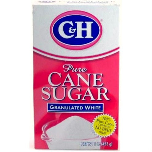 c h pure cane sugar 1 lb granulated -- 24 per case
