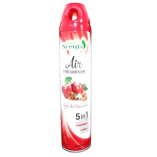 g.s air fresh 9oz apple cinnamon -- 12 per case