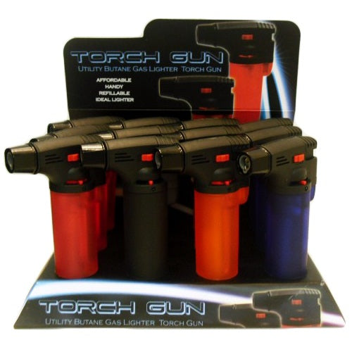 lighter torch gun asst clrs -- 15 per box