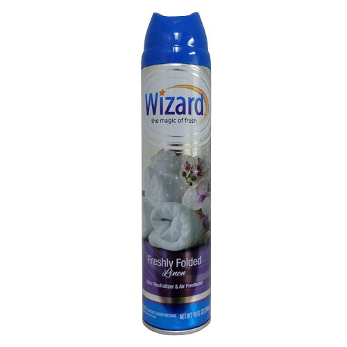 wizard air freshener 10oz freshly lin -- 12 per case