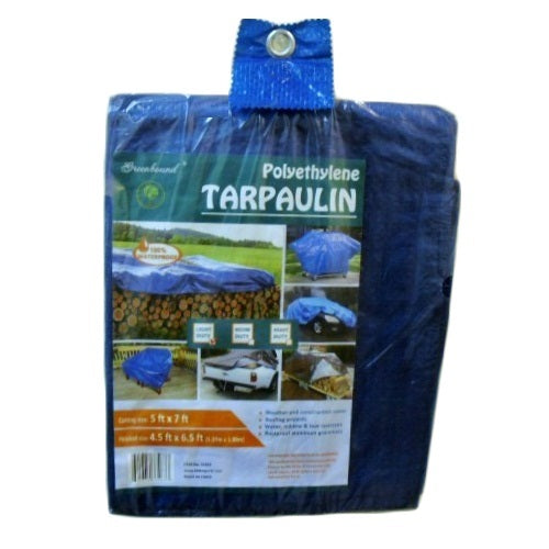 utility tarp 5 x 7 blue -- 25 per box