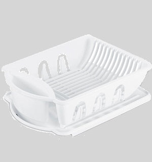 sterilite sink set white lg -- 6 per case