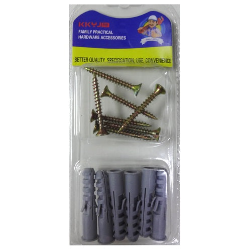 screws expansion tubes set 13pk -- 24 per box