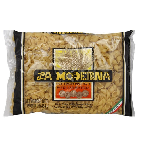 la moderna pasta 16oz shells -- 20 per case
