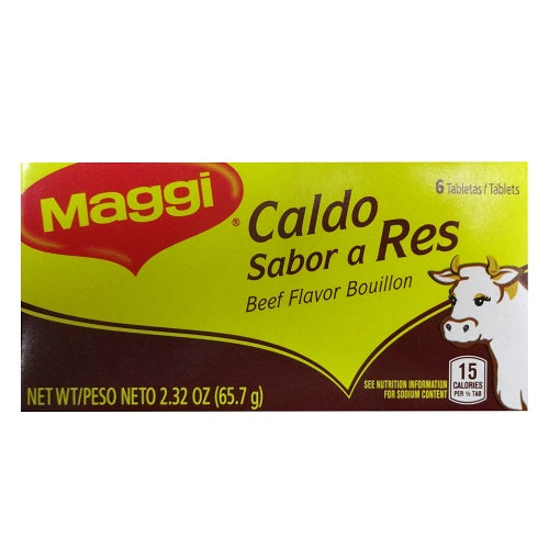 maggi beef boillon 6 tablets 2.32oz -- 48 per case