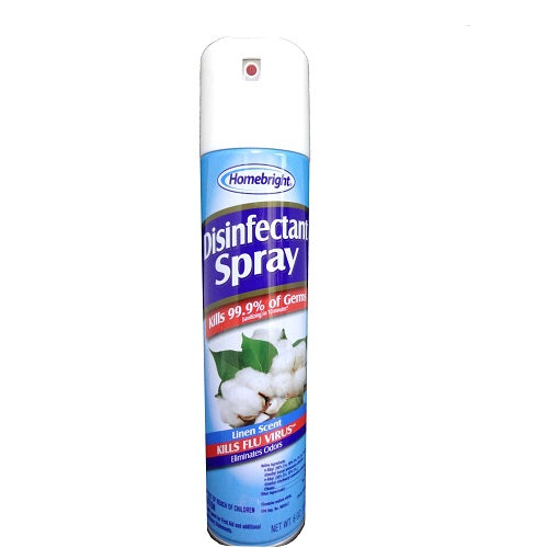 h.b disinfectant spray 6oz linen scent -- 12 per case