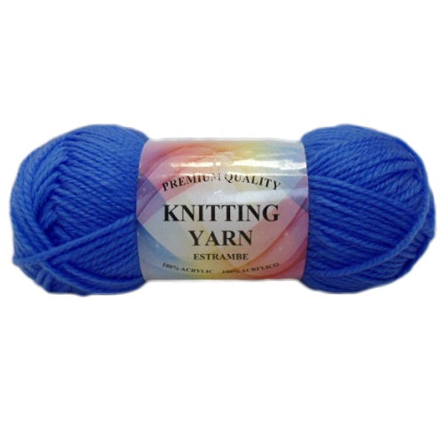 knitting yarn saphire blue 100 acryl -- 10 per box