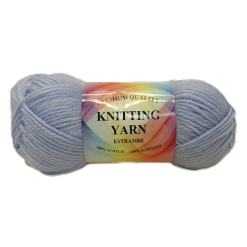 knitting yarn light blue 100 acrylic -- 10 per box