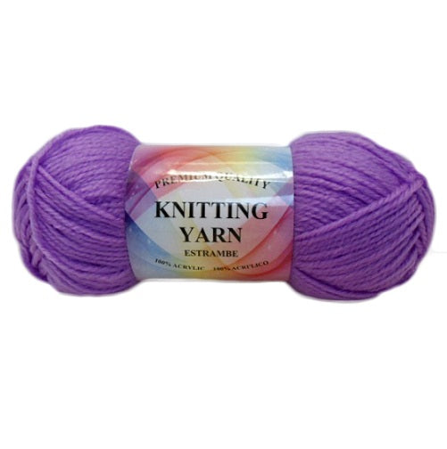 knitting yarn lavender 100 acrylic -- 10 per box