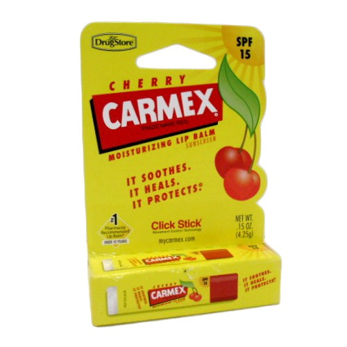 carmex lip balm .15oz cherry med -- 12 per box
