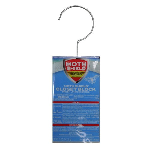 moth shield fresh linen closet block 5oz -- 24 per case
