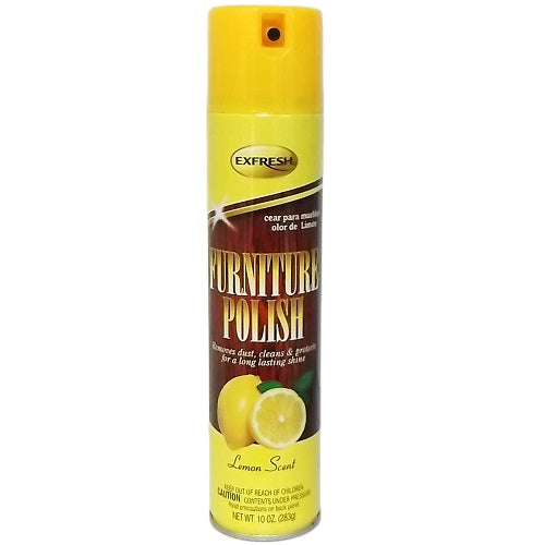 exfresh furniture polish 10oz lemon -- 24 per case