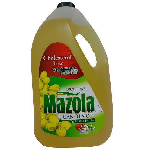 mazola 128oz canola oil -- 6 per case