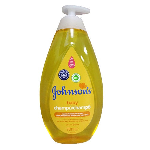 johnsons baby shamp 750ml w- pump -- 12 per case