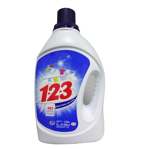 1-2-3 liq detergent 1.83 ltr max power -- 9 per case