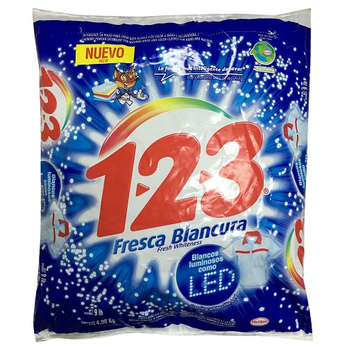 1-2-3 detergent 4.54 k fresca blancur -- 4 per case