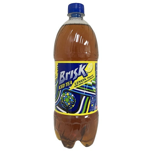 brisk iced tea 1 ltr lemon pet bottle -- 15 per case