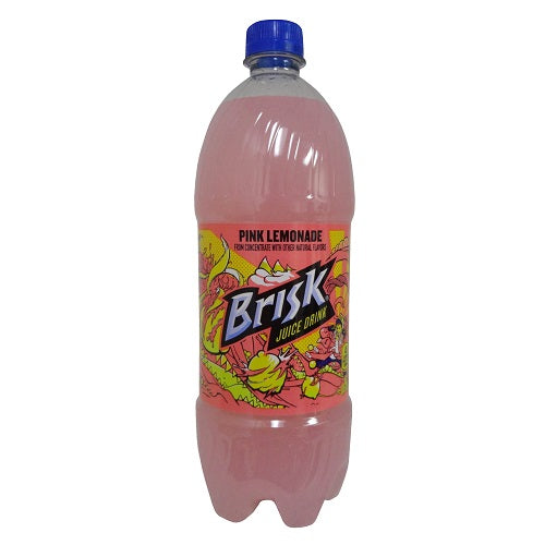 brisk iced tea 1 ltr pink lemonade -- 15 per case