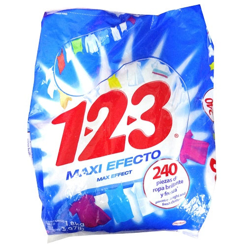 1-2-3 detergent 1.8 kg max effect -- 5 per case