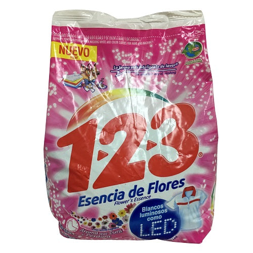 1-2-3 detergent 900g flowers essence -- 10 per case