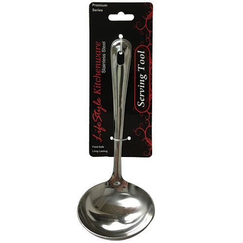 serving ladle stainless steel -- 12 per box