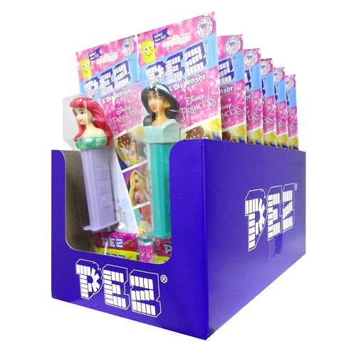 pez candy w- dispenser 4pc disney prncs -- 12 per box