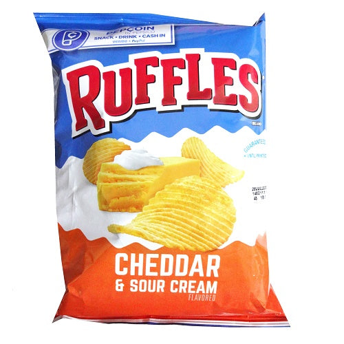 lays ruffles cheddar sour cream 2.125o -- 24 per case