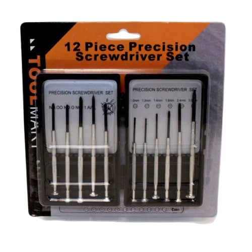 screwdriver precision set 11pc asst -- 24 per case