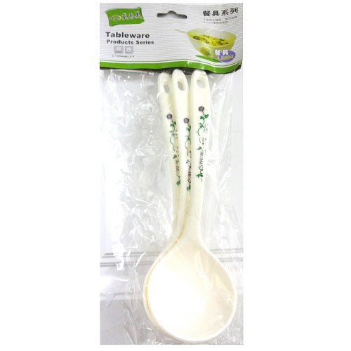melamine serving spoon 3pc -- 12 per box