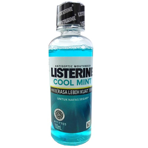 listerine 100ml cool mint mouthwash -- 24 per case