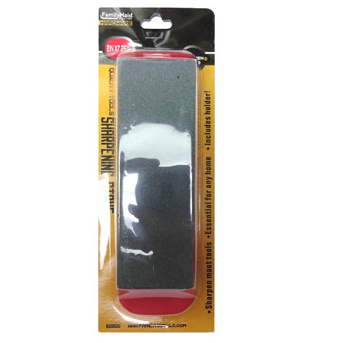 sharpening stone 2x7.25in w- holder -- 24 per case