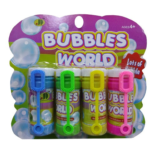 toy bubbles world 4pc asst clrs -- 24 per box
