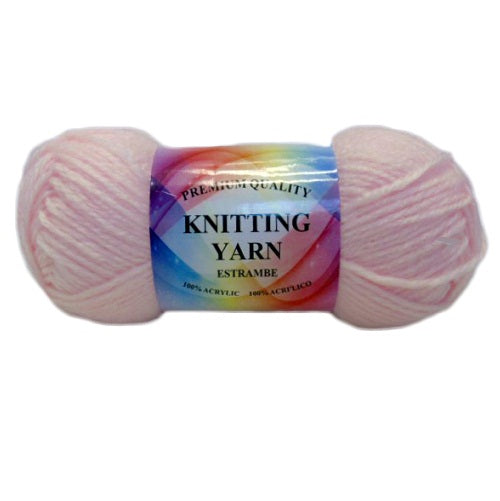 knitting yarn light pink 100 acrylic -- 10 per box